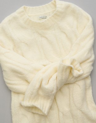 AE Whoa So Soft Cable Knit Sweater