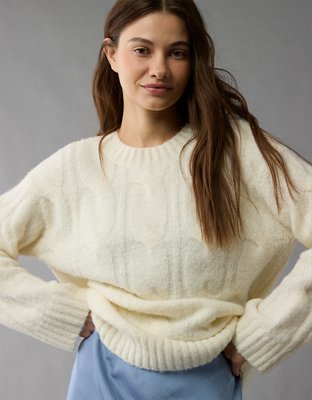 AE Whoa So Soft Cable Knit Sweater