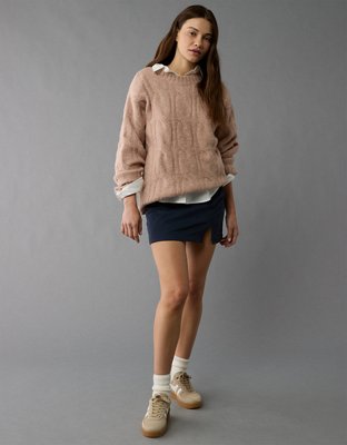 AE Whoa So Soft Cable Knit Sweater