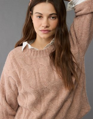 AE Whoa So Soft Cable Knit Sweater