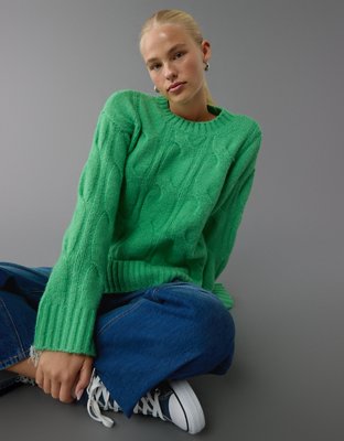 AE Whoa So Soft Cable Knit Sweater