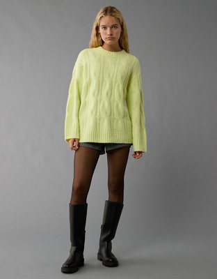 AE Whoa So Soft Cable Knit Sweater