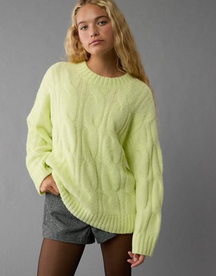 AE Whoa So Soft Cable Knit Sweater