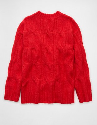 AE Whoa So Soft Cable Knit Sweater