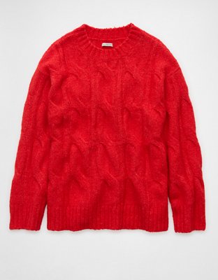 AE Whoa So Soft Cable Knit Sweater