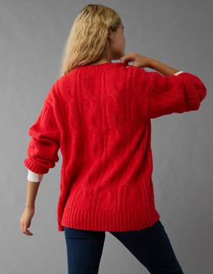 AE Whoa So Soft Cable Knit Sweater