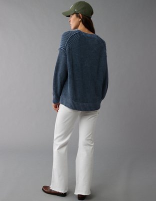 Женские свитеры American Eagle AE Acid Wash Long Weekend Sweater — фото 2