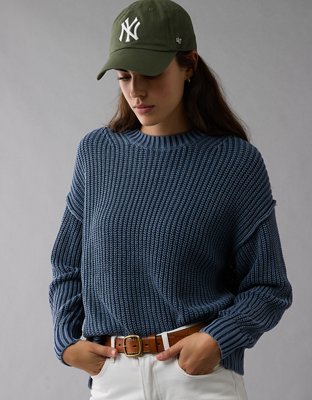 Женские свитеры American Eagle AE Acid Wash Long Weekend Sweater — фото 5