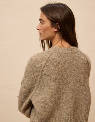 Женские свитеры American Eagle AE Cropped Crew Neck Bow Sweater — фото 2