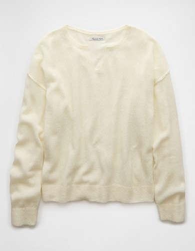 AE Whoa So Cozy Waffle V-Neck Sweater AE Whoa So Cozy Waffle V-Neck Sweater