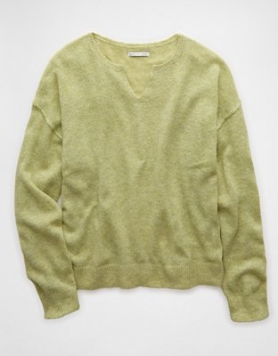 AE Whoa So Soft Notch Neck Sweater