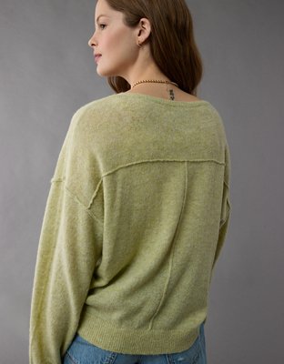 AE Whoa So Soft Notch Neck Sweater