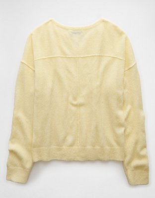 AE Whoa So Soft Notch Neck Sweater