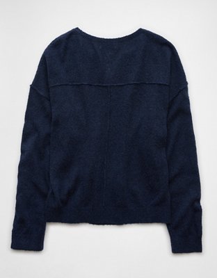 AE Whoa So Soft Notch Neck Sweater