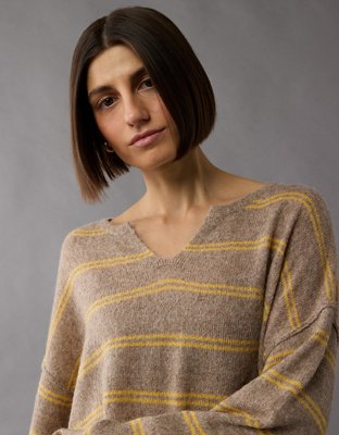 AE Whoa So Soft Notch Neck Sweater