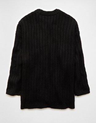 AE Oversized Waffle Sweater