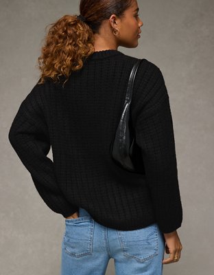 AE Oversized Waffle Sweater