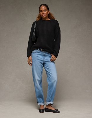 AE Oversized Waffle Sweater