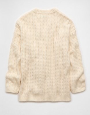 AE Oversized Waffle Sweater