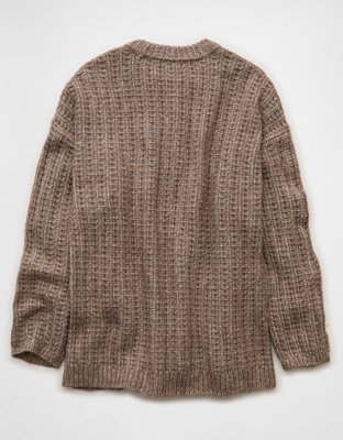 AE Oversized Waffle Sweater