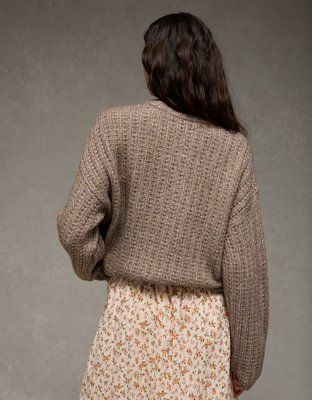 AE Oversized Waffle Sweater