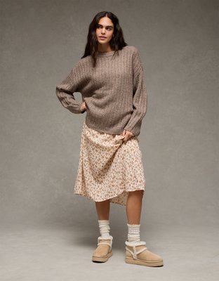 AE Oversized Waffle Sweater