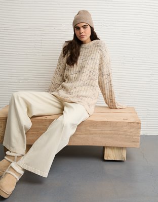 Chandail surdimensionné gaufré AE