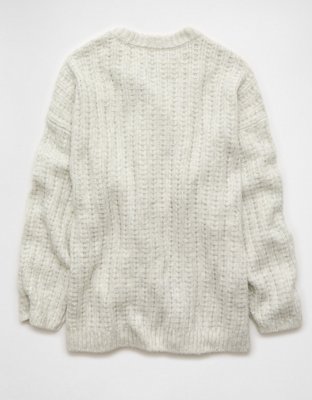 AE Oversized Waffle Sweater