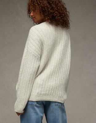 AE Oversized Waffle Sweater