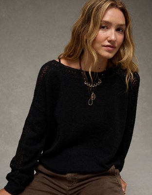 Chandail avec dentelle si doux Whoa AE