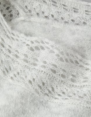 AE Whoa So Soft Lace Sweater
