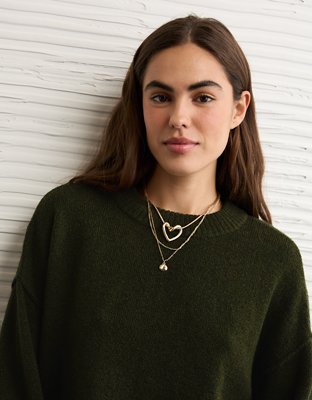 AE Whoa So Soft Suéter Clásico con Cuello Redondo