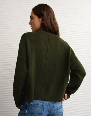 AE Whoa So Soft Suéter Clásico con Cuello Redondo