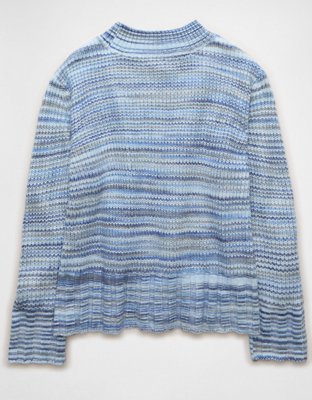 AE Oversized Faux Mohair Wide Cuff Sweater