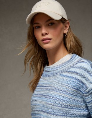 AE Oversized Faux Mohair Wide Cuff Sweater