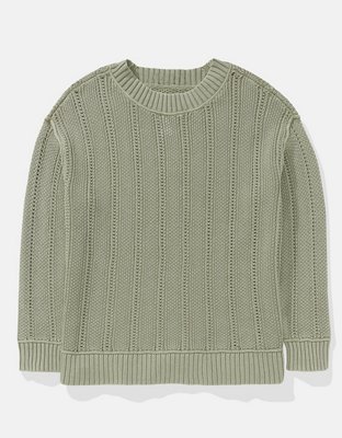 AE Oversized Crew Neck Sweater