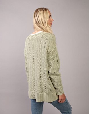 AE Oversized Crew Neck Sweater
