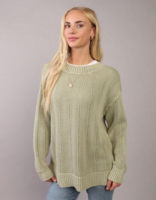 AE Oversized Crew Neck Sweater