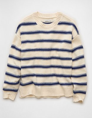 AE Striped Crew Neck Sweater