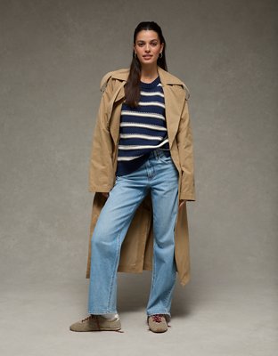 AE Striped Crew Neck Sweater