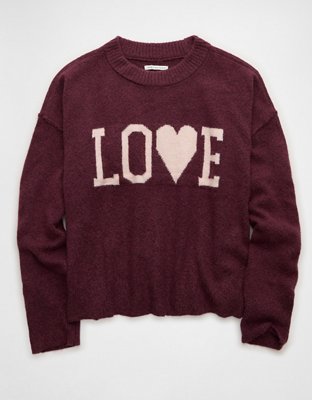 AE Whoa So Soft Valentine's Day Sweater