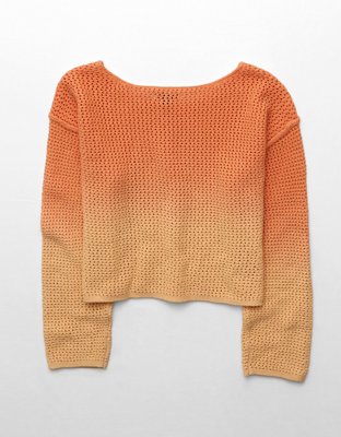 AE Sunchaser Cropped Boatneck Sweater