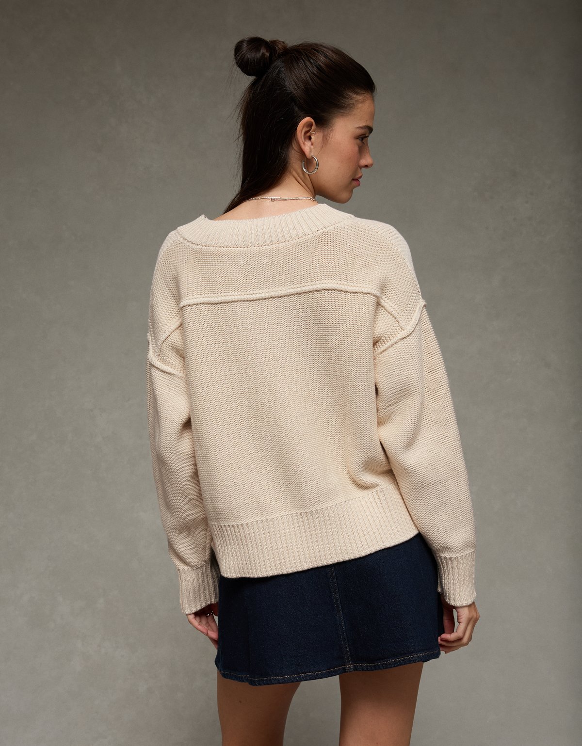 AE Long Weekend V-Neck Sweater - image 2