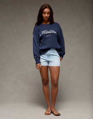 AE Graphic Crew Neck Sweatshirt | American Eagle