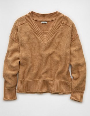 AE Long Weekend V-Neck Sweater | American Eagle