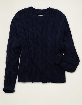 AE Cable Knit Sweater | American Eagle
