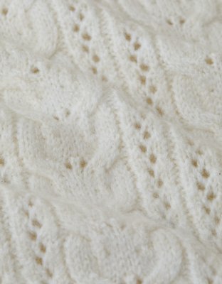AE Whoa So Soft Cable Knit Vest