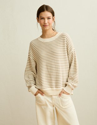 AE Oversized Crew Neck Sweater | American Eagle