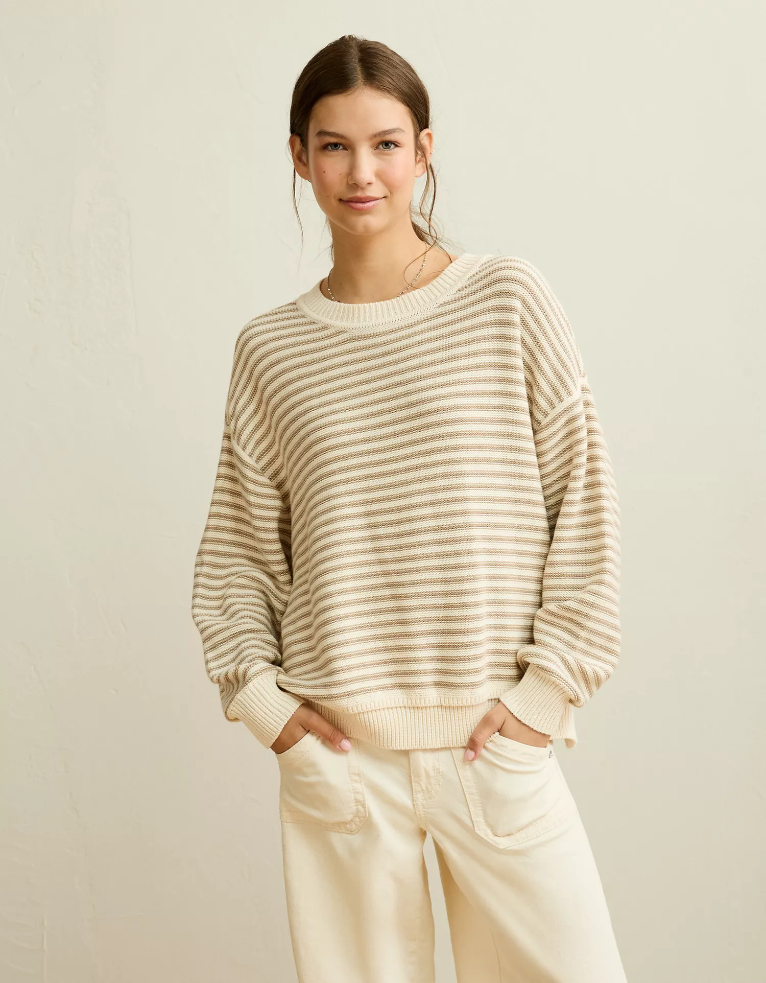 AE Oversized Crew Neck Sweater