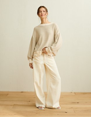 AE Oversized Crew Neck Sweater